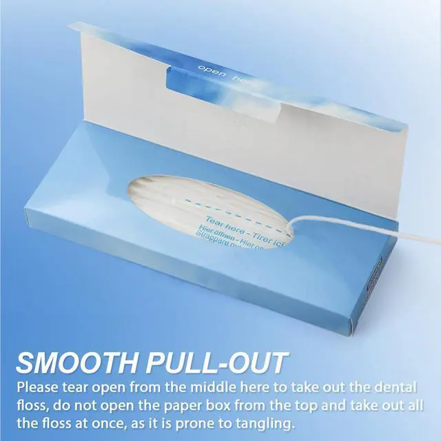 Alt view image 7 of 7 - 3-in-1 Floss for Braces, 120 Pre-Cut Strands | Floss Threaders, Spongy & Regular Floss for Bridges & Wide Gaps (Pack of 2)
