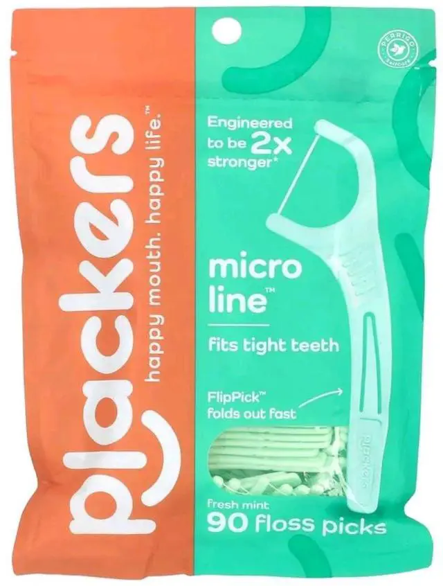 Main image of Micro Mint Freshens Breath, Dental Flossers Mint 90 Each