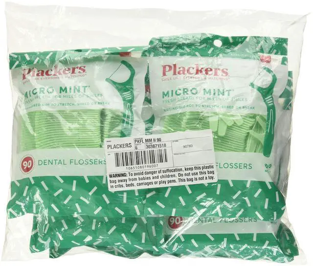 Alt view image 3 of 3 - Micro Mint Freshens Breath, Dental Flossers Mint 90 Each