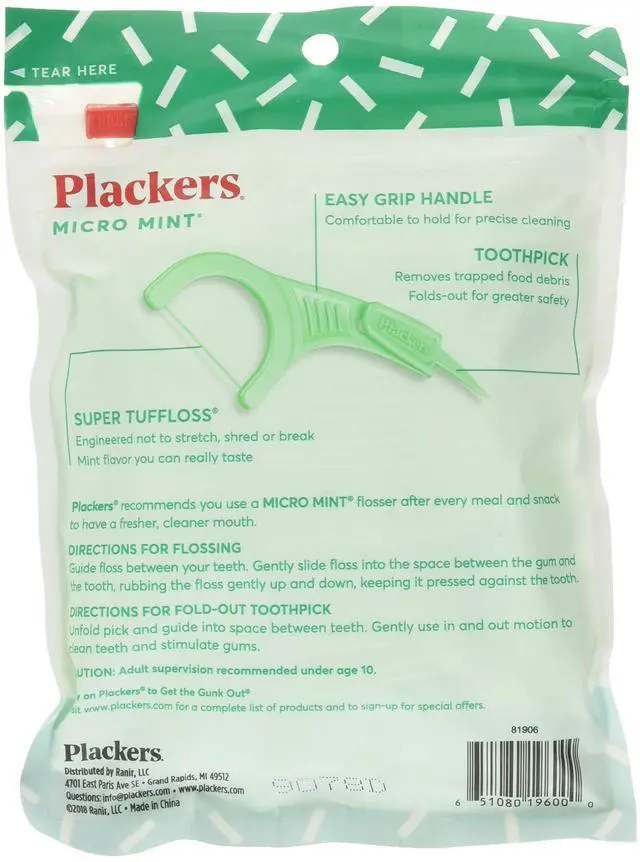 Alt view image 2 of 3 - Micro Mint Freshens Breath, Dental Flossers Mint 90 Each