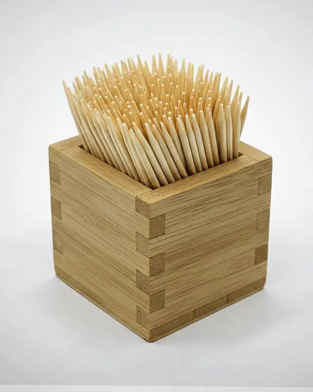 Alt view image 3 of 4 - 1000-Pack Bamboo Toothpicks Natural, Smooth & Eco-Friendly | Durable Splinter-Free Wooden Picks for Kitchen, Appetizers, and Travel Use