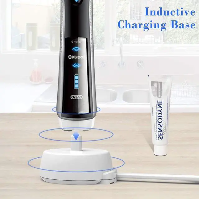 Alt view image 2 of 5 - Replacement Charger Base for Braun Oral-b 3757 Electric Toothbrushes, Portable Waterproof Inductive Charger Fits Oral B Genuine Pro and Most