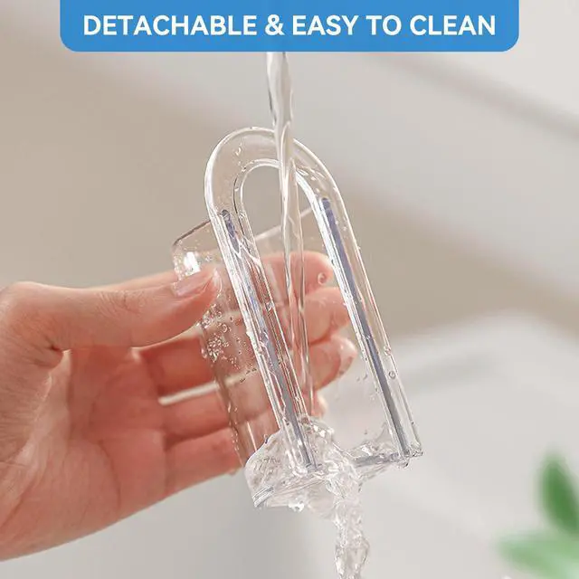 Alt view image 7 of 7 - Electric Toothbrush Holders, Wall Mounted Tooth Brushing Holder for Bathroom, Self Adhesive Electric Toothbrush Organizer Space Saver (2Pcs Clear)
