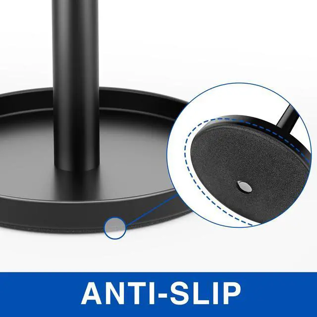 Alt view image 4 of 7 - Black Stainless Toothbrush Holder Stand: Rustproof Bathroom Countertop Organizer, 4 Ventilated Slots Hold Manual Toothbrushes, Razor