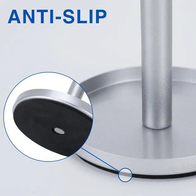 Alt view image 5 of 7 - Electric Toothbrush Holder Stand for Bathroom: Stainless Steel Ventilated Organizer with Slots for Electric Toothbrushes & Razors, Silver