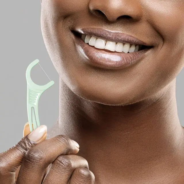 Alt view image 3 of 6 - Micro Mint Dental Flossers, Fold-Out Toothpick, Super Tuffloss, Easy Storage with Sure-Zip Seal, Fresh Mint Flavor, 750 Count (Pack of 5)
