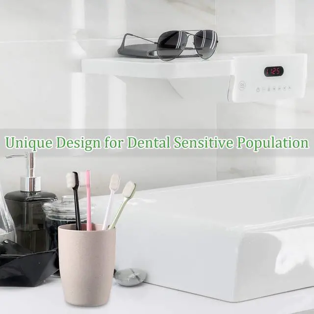 Alt view image 6 of 7 - 16 Pieces Extra Soft Toothbrush 20000 Bristles, Ultra Soft Toothbrush for Sensitive Micro Nano Fur Manual Tooth Brush with 20000 Bristle Adult Kid Children (White Brush Head)