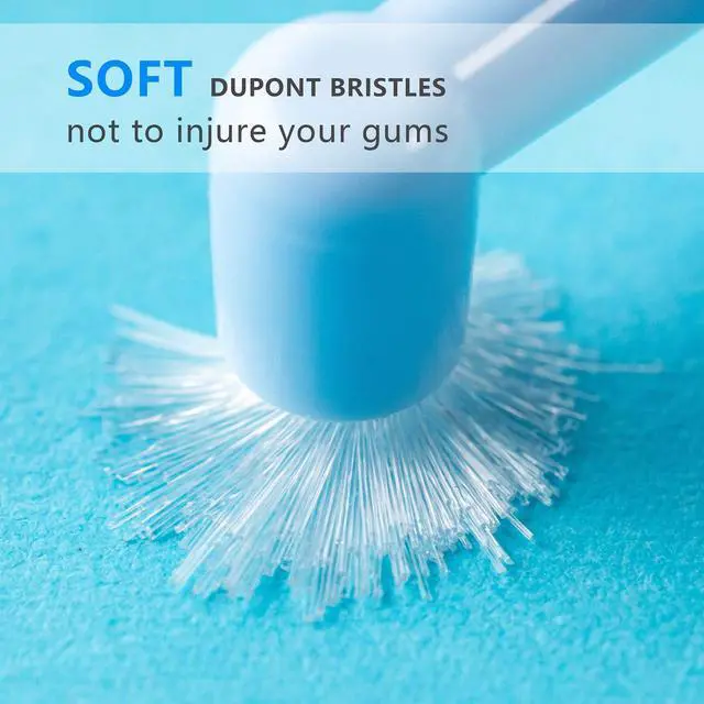 Alt view image 7 of 7 - End-Tuft Tapered Trim Toothbrush, 6 PCS Tufted Interspace Brush Wisdom Gap Toothbrush for Orthodontic Braces Bridges Line and Detail Cleaning