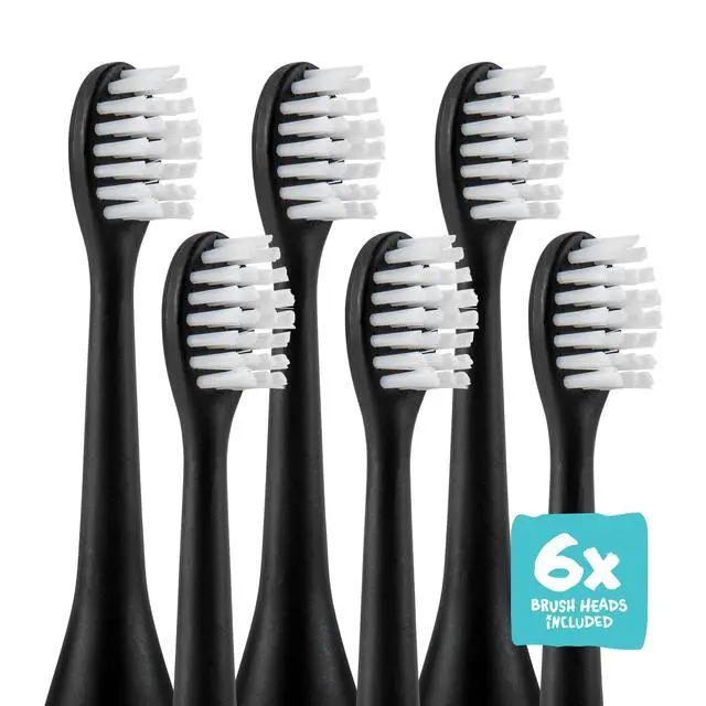 Alt view image 5 of 7 - Sonic X Electric Toothbrush Rechargeable Kids Sonic Toothbrush, 8X Plaque Removal, 2 Speed Modes, 2-Minute Timer 6 Brush Heads Included, Tweens Ages 7+, Good Vibes Only Edition
