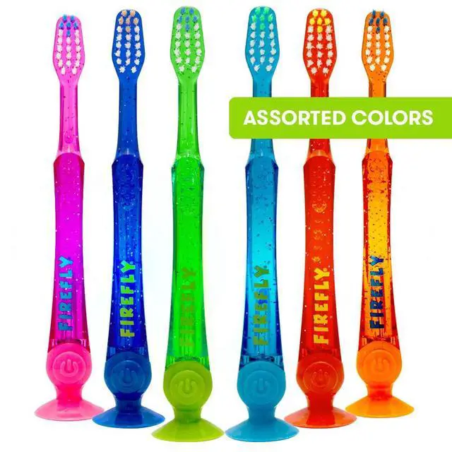 Alt view image 2 of 5 - Light-Up Timer Kids Toothbrush with Suction Cup, Soft - 2 Count (Pack of 1), Assorted