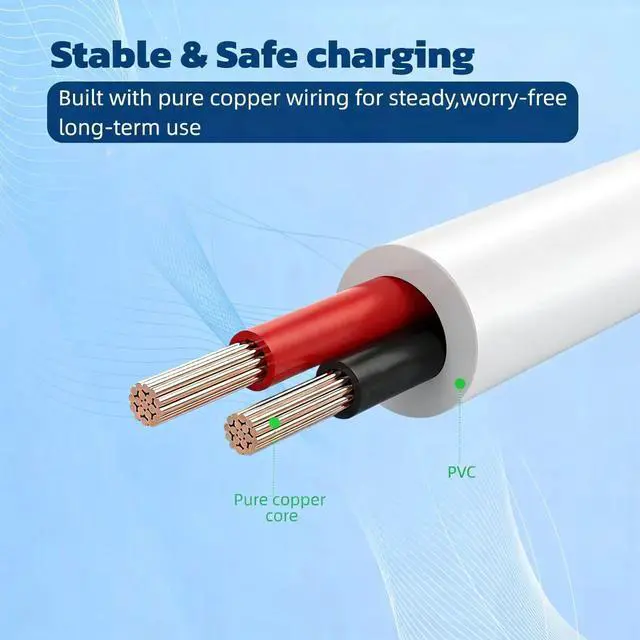 Alt view image 2 of 7 - Charger Cord Replacement for Bitvae D2/R1/R2/S2 Electric Toothbrush, Compatible with Fairywill, Vekkia, Mornwell & More, White