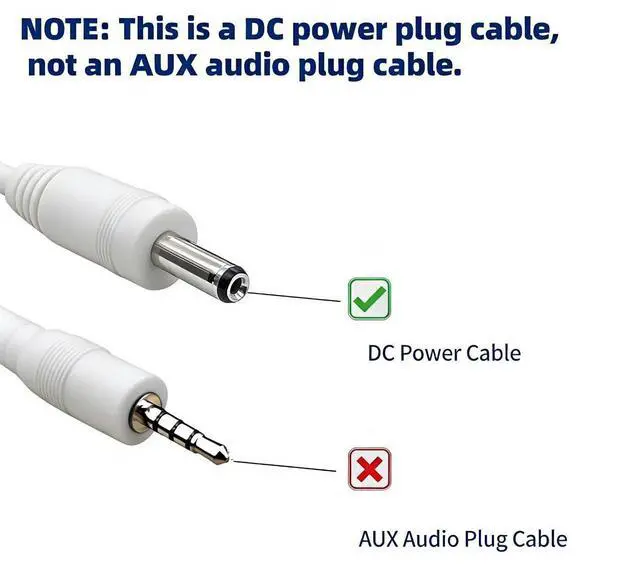 Alt view image 6 of 7 - Charger Cord Replacement for Bitvae D2/R1/R2/S2 Electric Toothbrush, Compatible with Fairywill, Vekkia, Mornwell & More, White