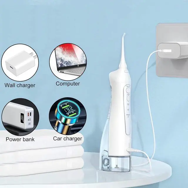 Alt view image 7 of 7 - USB Charging Cable for Water Flosser Portable Cordless Oral Irrigator Replacement Charger for Nicwell, Fairywill, Aquasonic, Nicefeel, Oralfree, MOSPRO, Cremax, Tovendor, Hangsun, Insmart, Zerhunt