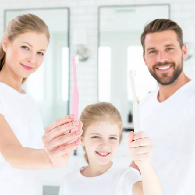 Alt view image 4 of 4 - End Tuft Toothbrush, 4PCS Nylon Soft Bristle, Small Tooth Brush for Hard-to-Reach Areas, Dental Detail Cleaning for Adults with Crowns, Bridges, Implants