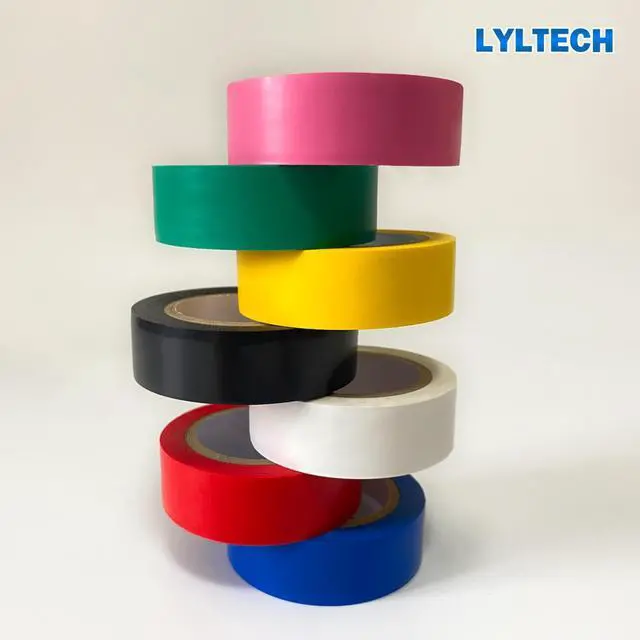 Alt view image 4 of 7 - Electrical Tape Colors 7 Rolls 3/4-Inch by 30 Feet, Waterproof,Strong Adhesive, Durable, Easy-Wrap,Pink, Yellow, Red, Green, Blue, White, Black