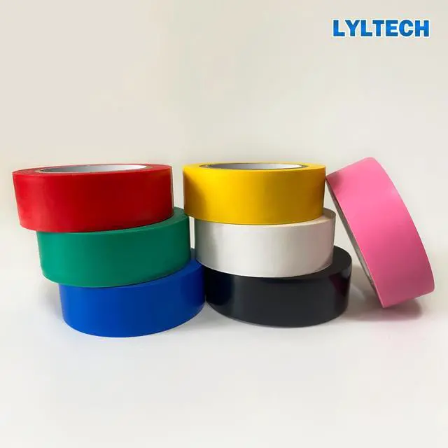 Alt view image 5 of 7 - Electrical Tape Colors 7 Rolls 3/4-Inch by 30 Feet, Waterproof,Strong Adhesive, Durable, Easy-Wrap,Pink, Yellow, Red, Green, Blue, White, Black