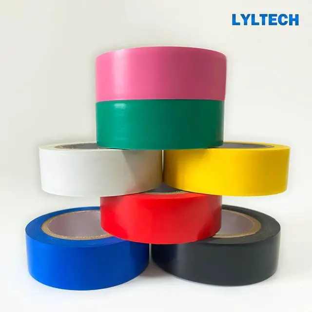 Alt view image 6 of 7 - Electrical Tape Colors 7 Rolls 3/4-Inch by 30 Feet, Waterproof,Strong Adhesive, Durable, Easy-Wrap,Pink, Yellow, Red, Green, Blue, White, Black