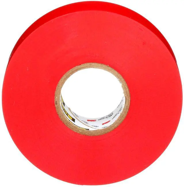 Alt view image 2 of 7 - 10810 Scotch 35 Vinyl Electrical Color Coding Tape, 3/4-Inch x 66ft, Red