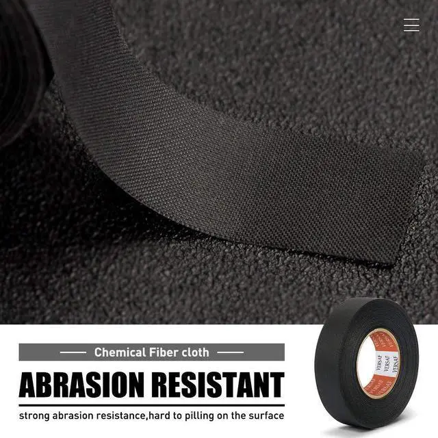 Alt view image 5 of 7 - Wire Harness Automotive Cloth Tape - Adhesive High Noise Resistance Heat Proof Chemical Fiber Fabric Electrical Tape for Wrapping Wiring Harness/Insulation/Car Engine (0.7582Pack of 1 Piece)