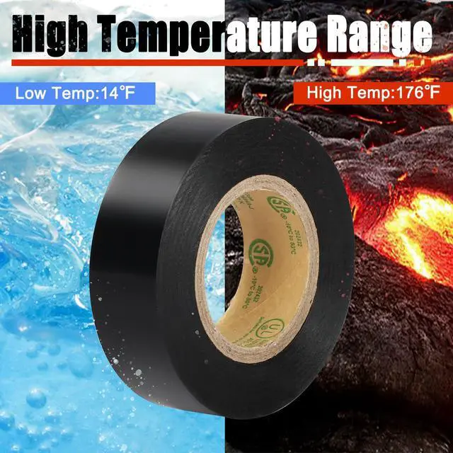 Alt view image 3 of 7 - Red Electrical Tape, Professional Grade UL Approved, 4 Pack Multipurpose Electrical Tape for Home Improvement Electrical Equipment, 0.7in X 33ft PVC Electric Insulating Tape