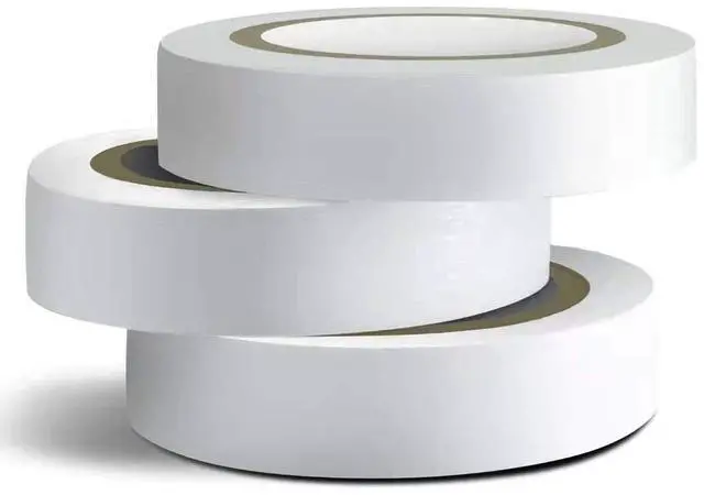 Main image of 3PCS White Electrical Tape, Premium White Waterproof Tape, Flame Retardant Indoor Outdoor High Temperature Resistance Electric Tape, 0.62 in X 49 ft
