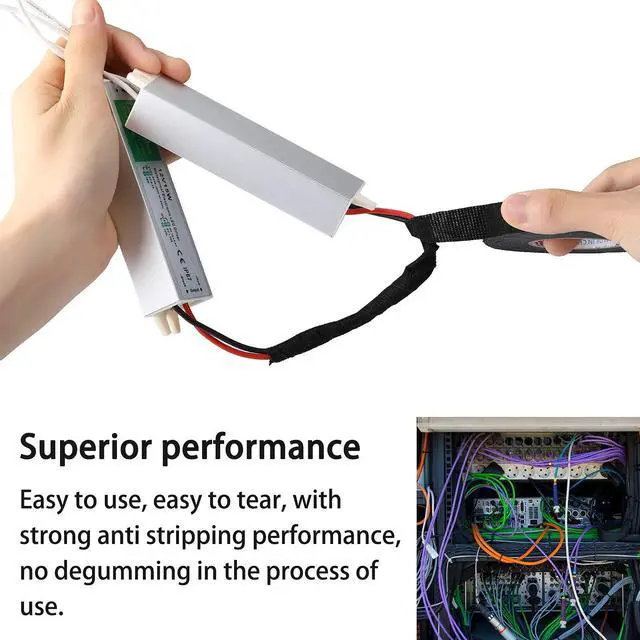 Alt view image 5 of 7 - Wire Harness Cloth Electrical Tesa Tape Wire Loom Harness Automotive Heat Proof Cloth Tape for Automotive Electrical Wrap Protection Insulation Cable Fixed(2 Roll,3/4 Inch x 49.2 FT)