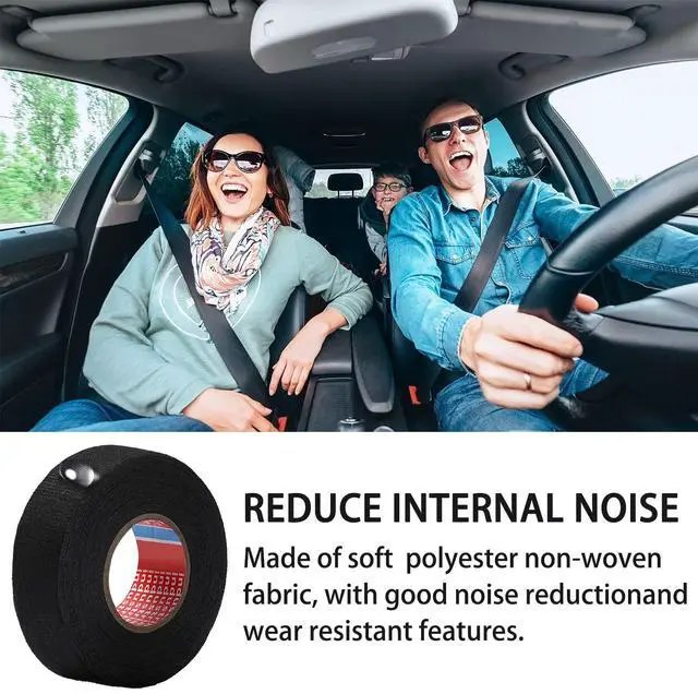 Alt view image 3 of 7 - Wire Harness Cloth Electrical Tesa Tape Wire Loom Harness Automotive Heat Proof Cloth Tape for Automotive Electrical Wrap Protection Insulation Cable Fixed(2 Roll,3/4 Inch x 49.2 FT)