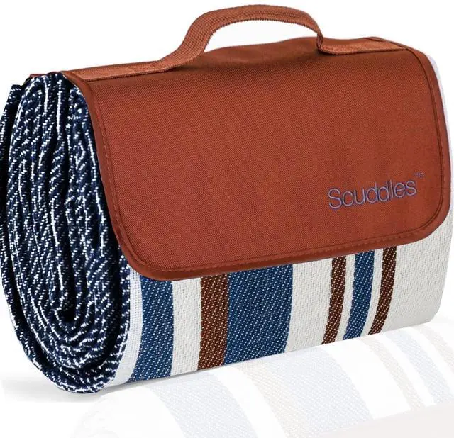 Main image of Extra Large Picnic Blanket 60" x 60" Waterproof Outdoor Mat with Soft Dual-Layer Comfort, Foldable Travel Rug for Beach, Camping, Lawn, Parks & Family Picnics