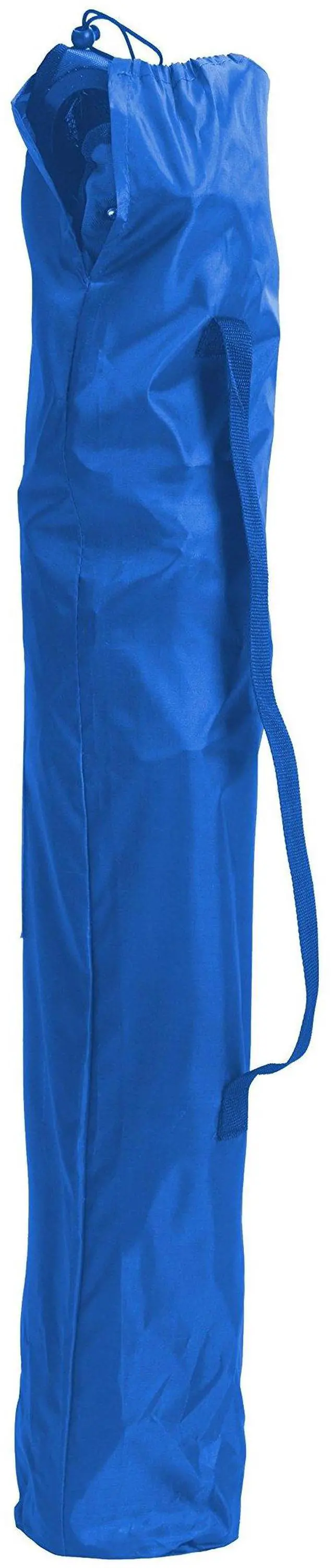 Alt view image 6 of 6 - Quik Chair Portable Folding Chair with Arm Rest Cup Holder and Carrying and Storage Bag, Blue