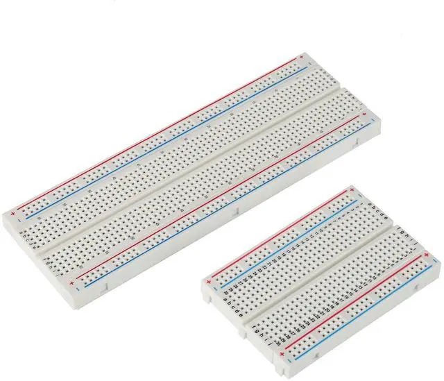 Alt view image 2 of 6 - Breadboard and Jumper Wires Kit Include 830 Tie Points Breadboard 400 Tie Points Breadboard Jumper Wire