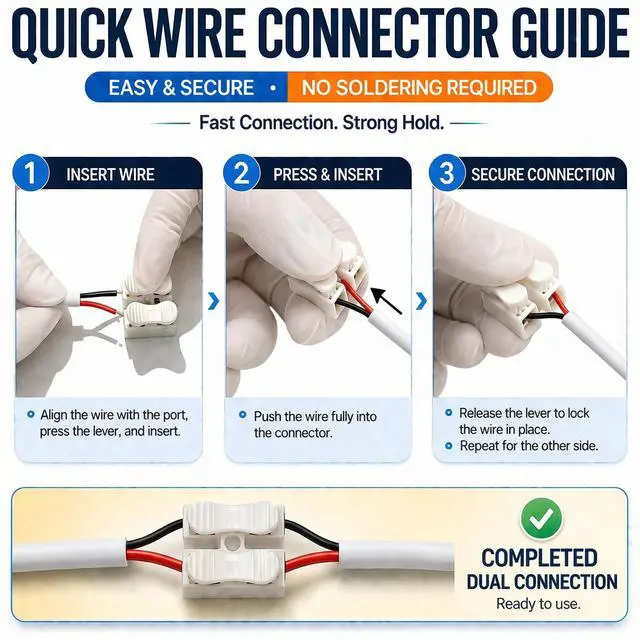 Alt view image 6 of 7 - USB Pigtail Cable USB Power Cable Wire with Wire Connectors,3.28ft 24AWG 2A 5V,DIY Repair Kit, Bare Wire Open End,Pure Copper,White,2-Pack