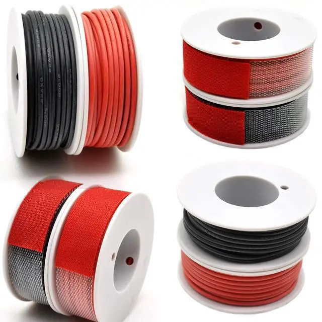 Alt view image 2 of 4 - 20 awg Silicone Electrical Wire Cable 2 Colors (23ft Each) 20 Gauge Hookup Wires kit Stranded Tinned Copper Wire Flexible and Soft for DIY
