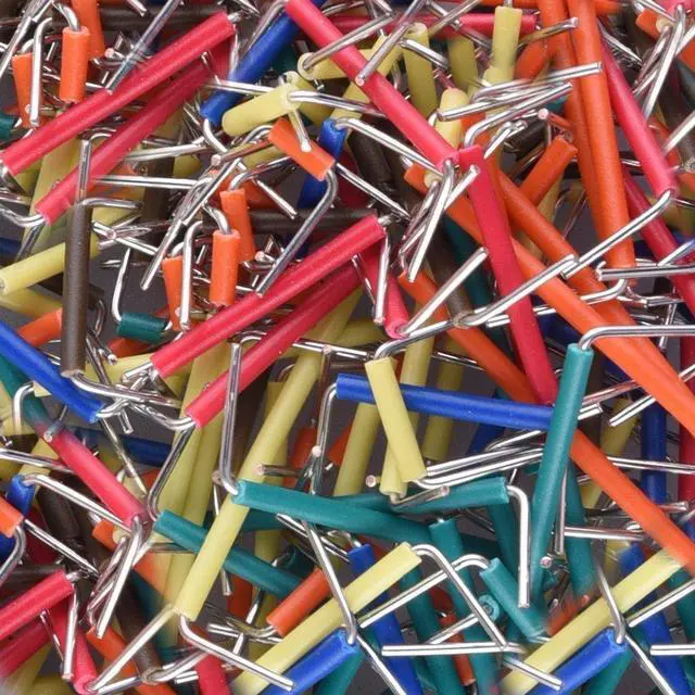 Alt view image 5 of 7 - 560 Pieces Jumper Wire Kit 14 Lengths Assorted Preformed Breadboard Jumper Wire with Free Box