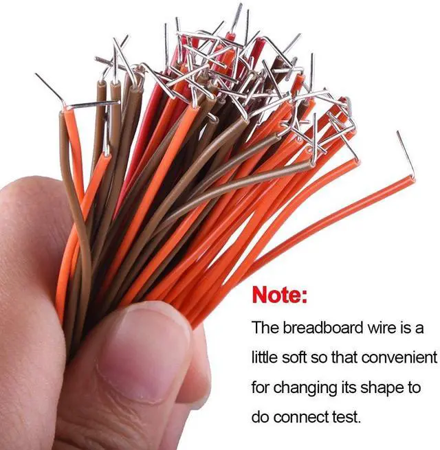 Alt view image 4 of 7 - 560 Pieces Jumper Wire Kit 14 Lengths Assorted Preformed Breadboard Jumper Wire with Free Box