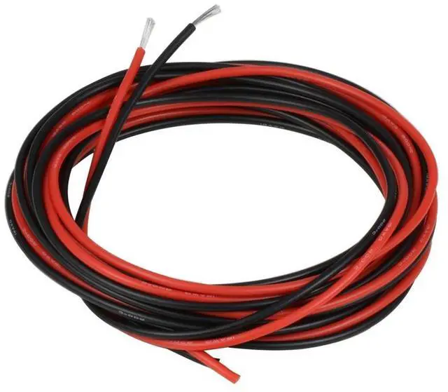 Alt view image 5 of 6 - 18 Gauge Silicone Wire 5 ft red and 5 ft Black Flexible 18 AWG Stranded Tinned Copper Wire
