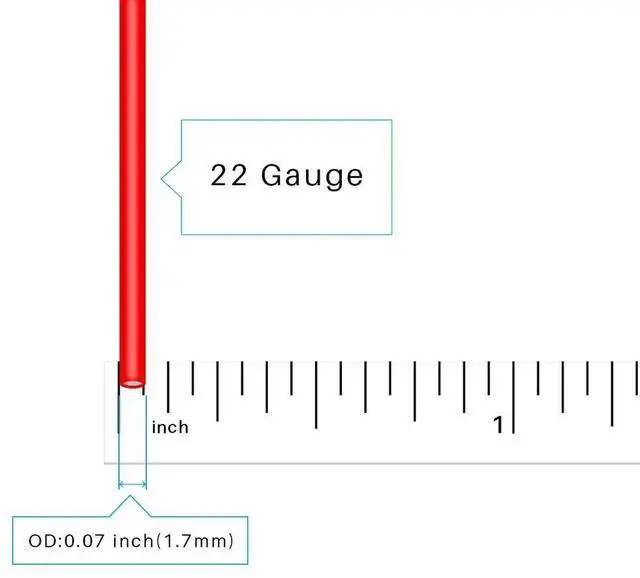 Alt view image 3 of 7 - 22 Gauge Silicone Wire Spool red 25ft and Black 25ft Flexible 22 AWG Stranded Tinned Copper Wire