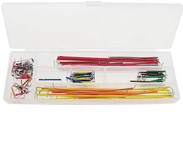 Main image of 140PCS Breadboard Specific Jumper Wire Kit 14 Sizes 2mm-125mm for Computers Electronic Communication Instruments Digital Equipment Cables