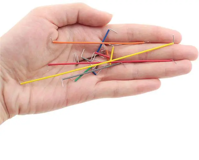 Alt view image 4 of 5 - 140PCS Breadboard Specific Jumper Wire Kit 14 Sizes 2mm-125mm for Computers Electronic Communication Instruments Digital Equipment Cables