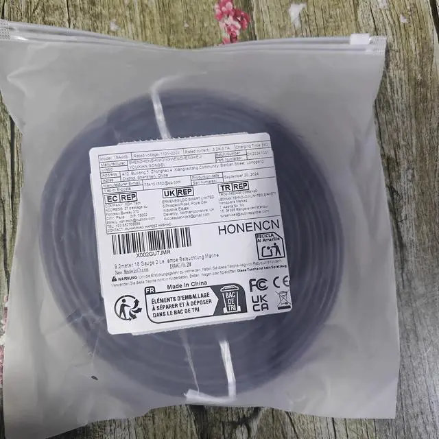 Alt view image 7 of 7 - 18 Gauge 2 Conductor Electrical Wire, 18 AWG 0.82mm Wire PVC Cord, 12V/24V DC Low Voltage/Copper-clad Aluminum(CCA)Flexible/2 Wire for Automotive LED Strips Lamp Lighting Marine (9.2M/30FT)