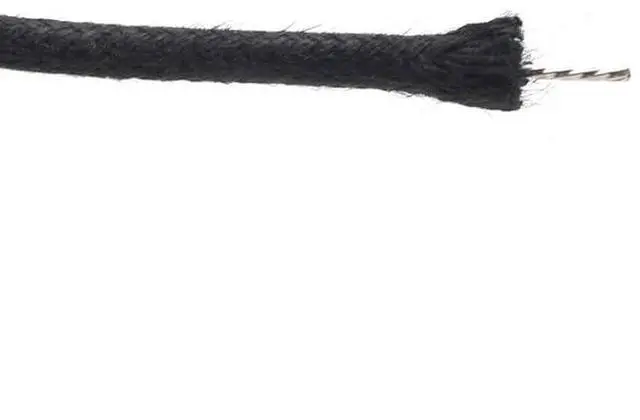 Alt view image 3 of 5 - Cloth-covered Waxed Vintage-style Pushback Guitar Wire -10 Feet (3.3-white/3.3-black/3.3-yellow) Pushback Wire for Electric Guitar Upgrades Kits