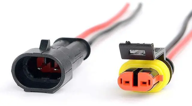 Alt view image 4 of 7 - - 50020R 2Pin Way 16AWG Waterproof Wire 1.5mm Series Terminal Connector-10 Pack,2 Years Warranty