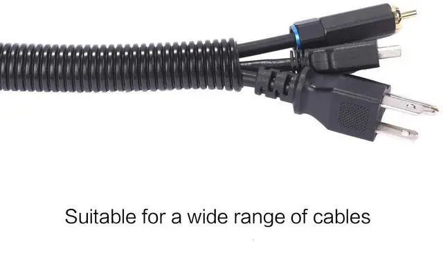 Alt view image 4 of 6 - 25ft - 1/4 inch Split Wire Loom Tubing - Black