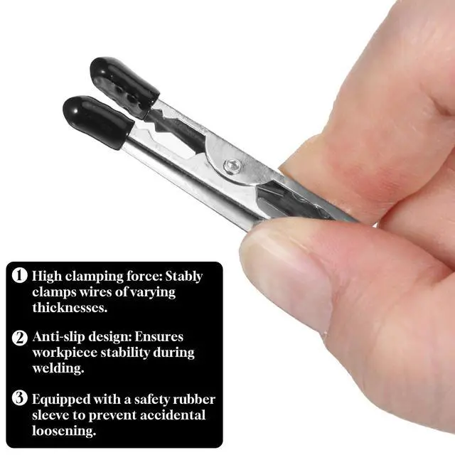 Alt view image 3 of 6 - 2Pcs Soldering Helping Hands Solderings Wire Holder Clamp Solder Clamps for Soldering Wires Electronic Solderings Clamps In Feild Adjustable Third Hand Tool for Automobile Electronics Jewelry Solder