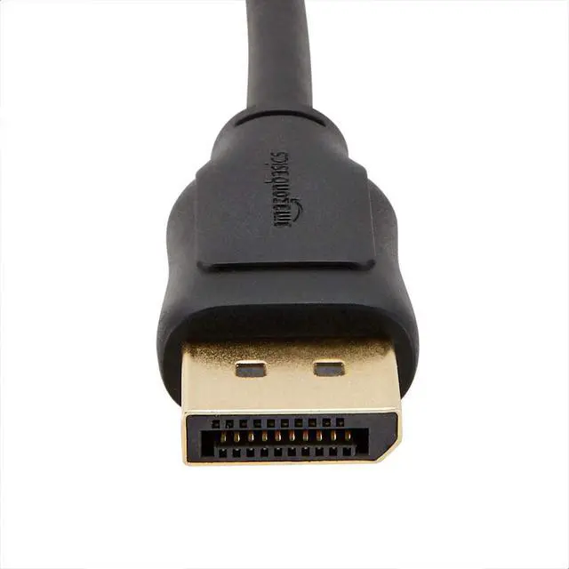 Alt view image 7 of 7 - DisplayPort to DisplayPort 1.2 Cable, 4K@60Hz, 2K@165Hz, 2K@144Hz Video Resolution, Gold-Plated Connectors, 3 Feet, Black