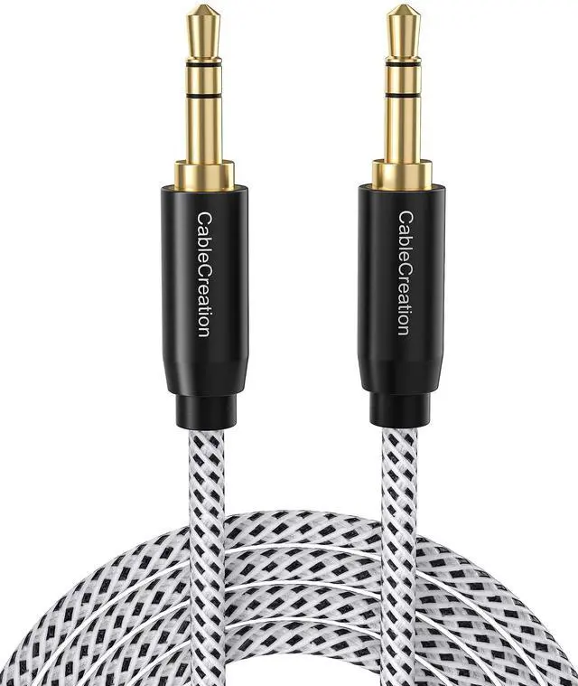 Main image of Aux Cable (6FT/1.8M), 3.5mm Audio Cable Male to Male, 1/8 inch Auxiliary Stereo Jack Cord for Headphone, Phone, Car Stereos, Speaker and More(with Aux Port)
