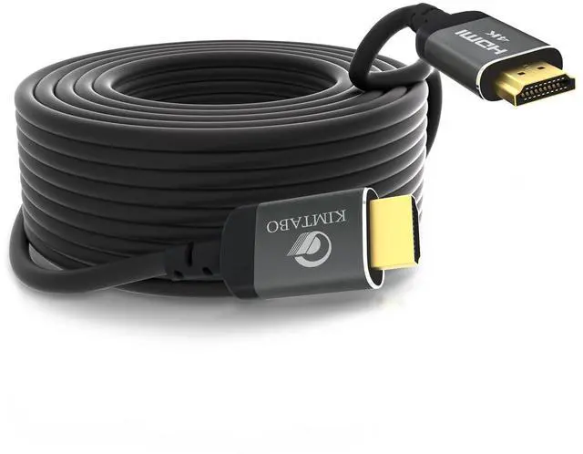 Main image of 50ft HDMI Cable, Ultra High Speed Long HDMI Cables Support 4K 60Hz 2K 1080p 3D ARC, Gold Plated Connectors Soft HDMI Cord for UHD TV Monitor Projector Soundbar Laptop PS3/4 Xbox (15m)