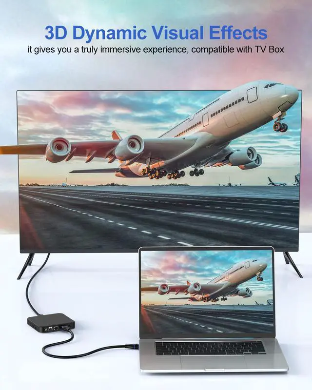 Alt view image 7 of 7 - 4K Short HDMI Cable 6 inch, HDMI Cord 0.5FT High Speed HDMI to HDMI Cable 2.0(4K@60Hz, 2K@144Hz, 1080P@120Hz, 18Gbps, HDR, 3D, HDCP 2.2, ARC) for HDTV, Switch, PS4/PS5, Xbox, Blu-ray, Monitor