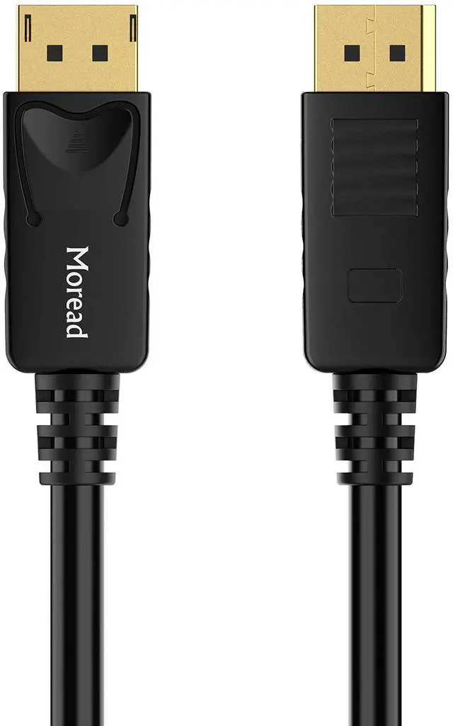 Alt view image 7 of 7 - 4K DisplayPort to DisplayPort Cable, 6 Feet, Gold-Plated High Speed Display Port DP Cable 1.2 (4K@60Hz, 2K@144Hz) for Computer, Desktop, Laptop, PC, Monitor, Projector & More - Black