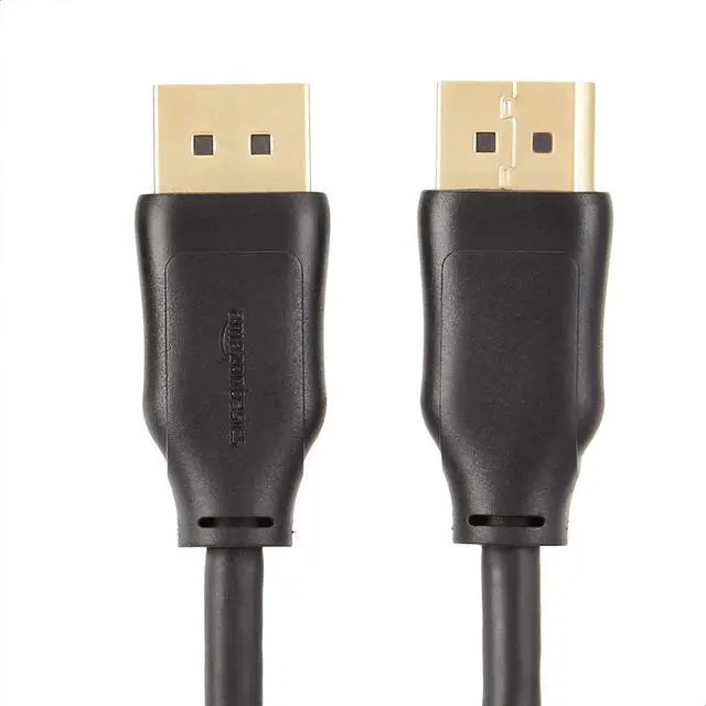 Alt view image 3 of 5 - DisplayPort 1.2 Cable, 21.6Gbps High-Speed, 4K@60Hz, 2K@165Hz, Gold-Plated, 6 Foot, Black