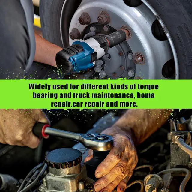 Alt view image 6 of 7 - 1/2 Inch Drive Impact Socket, SAE 1-5/8 In Deep 6 Point Socket, CR-MO, Axle Nut Impact Grade Socket for Easy Removal
